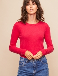 Pull en cachemire col rond